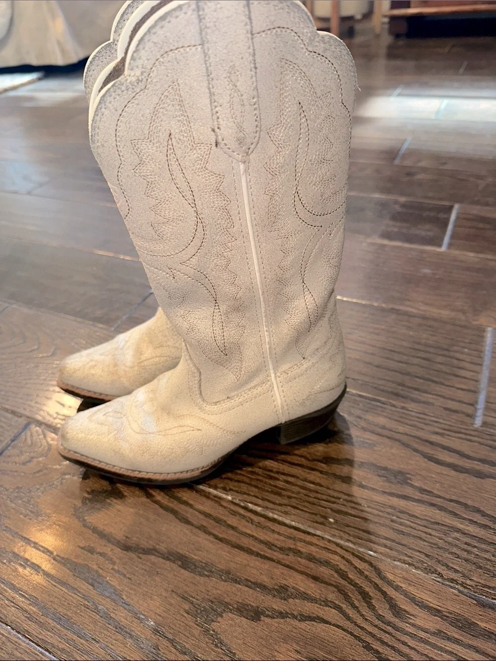 Ariat Leather country Western boots girls size 12